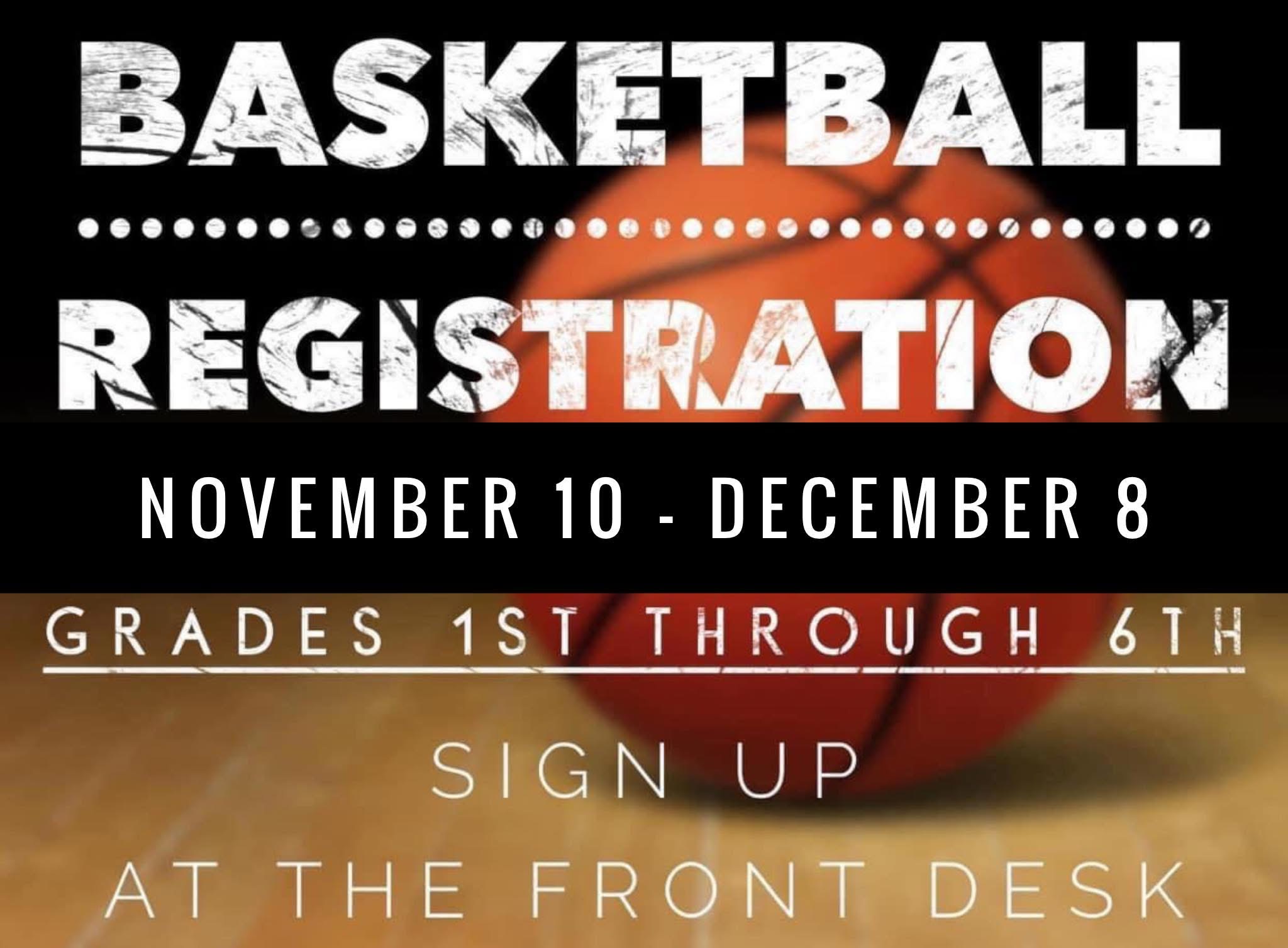 Basketball registration